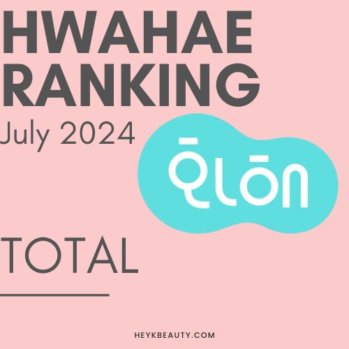 Hwahae Ranking Total July 2024