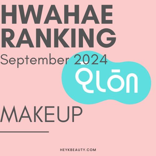 Hwahae Ranking: Makeup (September 2024)