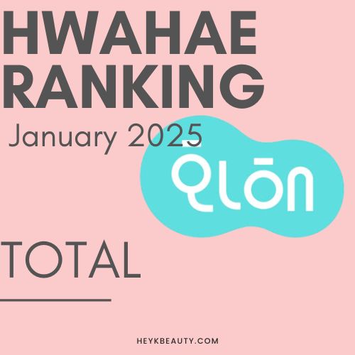 Hwahae Ranking: Total (January 2025)